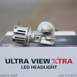 [LEDT2 ISOP] Đèn pha LED Ultra View chân H15 Gen 2 +350% lắp Mazda 3, Ford Ranger [Bảo hành 1 năm]