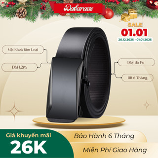 Thắt lưng nam Dabaraac da cao cấp khóa kim loại tự động - Cam kết 1 đổi 1 bảo hành 12 tháng TL57