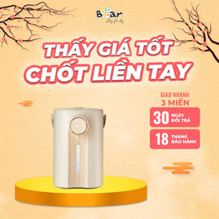 Bình thuỷ điện Bear khử clo 5L Quốc Tế bảo hành 18 tháng - 11 Mức Nhiệt Đun Nước Pha Sữa SB-BTD5L