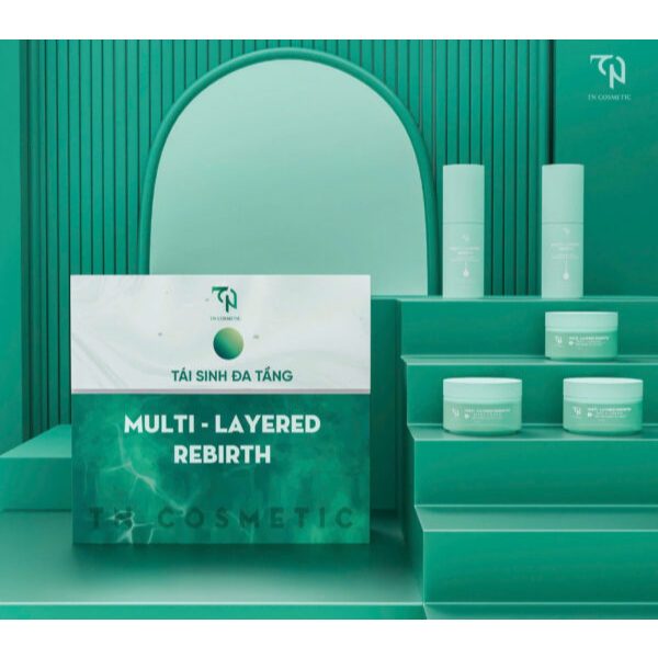 Bộ Dưỡng Tái Sinh Đa Tầng Mini TN Cosmetic Dưỡng Ẩm Chuyên Sâu, Làm Dịu và Phục Hồi Da, Dưỡng Chất T