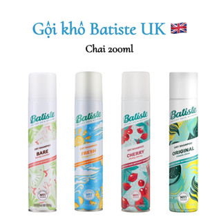   SALE DATE 3-6 2026  Xịt gội khô Batiste Dry Shampoo 200ML - Bill UK 