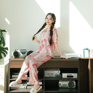 VIBES Pijama dài Lụa gấm Jolie Long Py Set