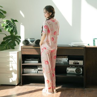 VIBES Pijama dài Lụa gấm Jolie Long Py Set