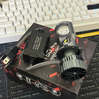 Đèn Pha Led Bi Cầu Mini T90 - 120w Siêu Sáng Với 15 Chip Led Chân H4 Gắn Zin BH 12 Tháng Có Viền Cắt Chống Chói