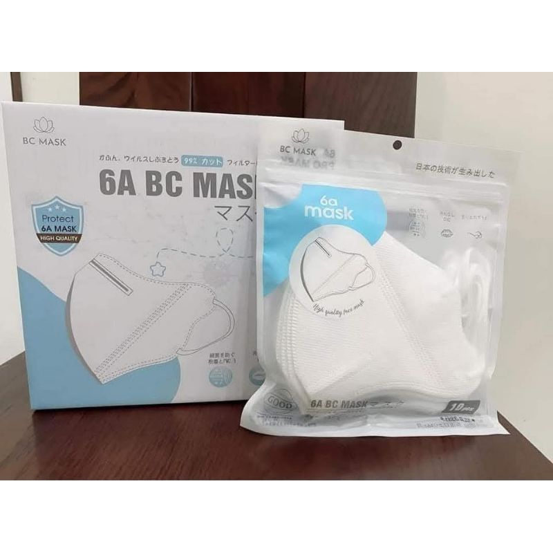 🌟 [ Hộp 100 cái ] Khẩu Trang 6A Bảo châu , 6A BC Mask , 7D BC kháng khuẩn cao cấp