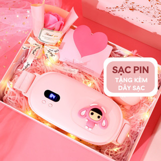 Máy massage bụng kinh, Giảm đau nhanh, Làm ấm bụng, Lưng, Tử cung cho phụ nữ đến kì, quà tặng ( Tặng kèm dây sạc)