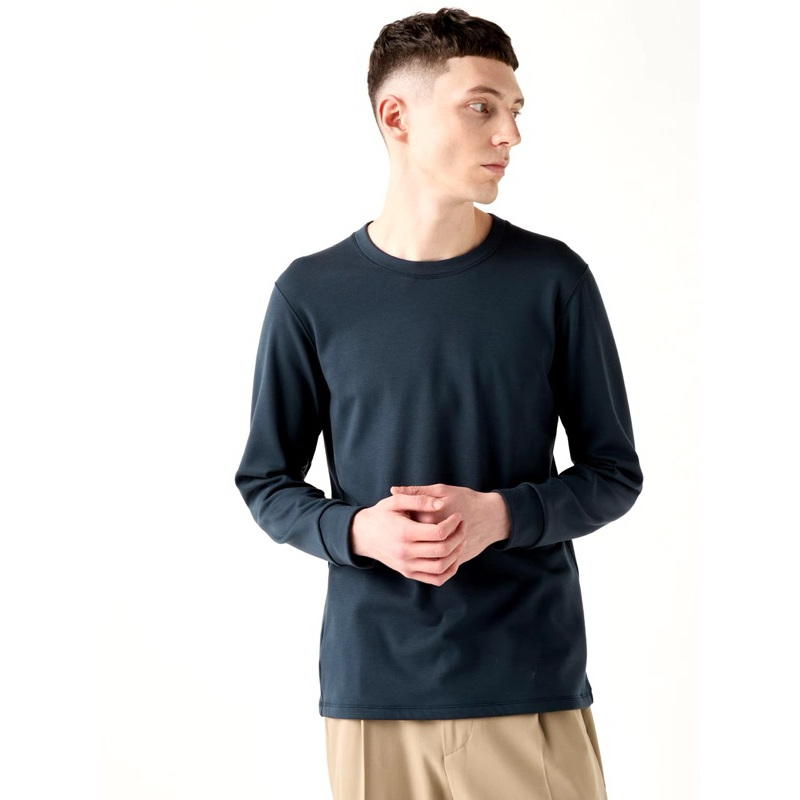 Áo Heattech Ultra Warm Nam cổ tròn Nhật Bản