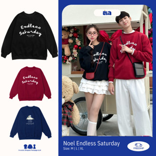 Áo Sweater Đôi Nữ Nam In Hình EndlessSaturday LILA  Nỉ Dài Tay Dáng Rộng Đồ Cặp Couple Quà Tặng Noel