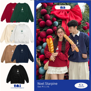   Hoả tốc Áo sweater nam nữ in hình Noel Starpine Lila áo thun dài tay chất nỉ bông mịn dày ấm áo giáng sinh local brand 