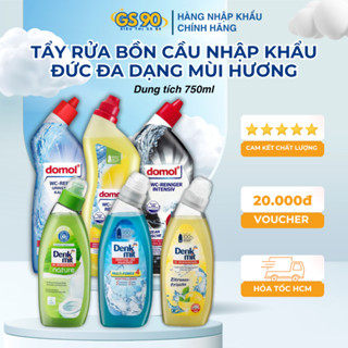  Nước Tẩy Rửa Bồn Cầu Nhà Vệ Sinh Domol Denkmit 750ml  1Lít Sạch Cặn Khử Mùi - Hàng Chính Hãng 