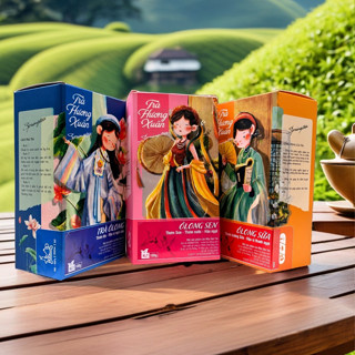 Hộp Trà Ôlong (Oolong) Mộc Sơn 100g Nguyên Chất hậu vị ngọt phù hợp làm quà tặng biếu Tết