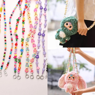 [Hỏa tốc] Dây Đeo Điện thoại/ Túi xách/ Baby Three/ Migo/ Gấu Bông | Dây đeo chéo đính hạt nhiều màu sắc đa chức năng