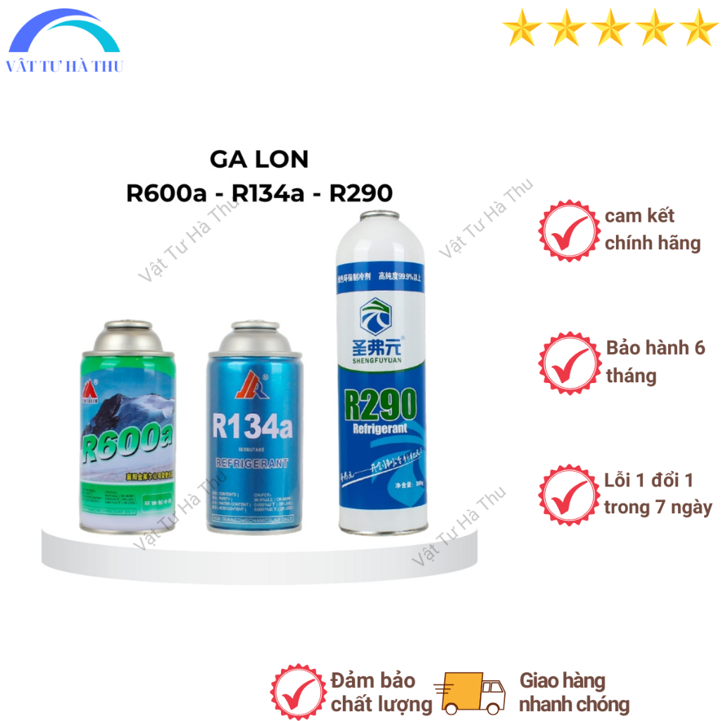 Môi chất-Gas Lạnh Dùng Cho Tủ Lạnh r134-r290-r600a