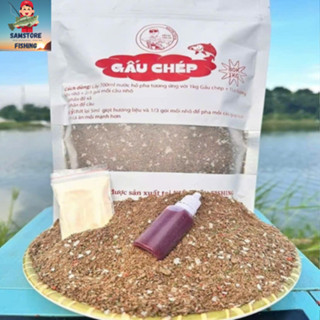  Mồi Cám Chép Cao Cấp Idol Kiên Gấu  1000gram  kèm hương liệu  lưu ổ lâu và hiệu quả pha chế đơn giản  bông tơi 