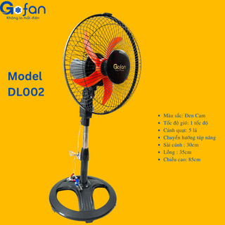 quạt 12v dc- công suất 18w-GOFAN-động cơ 545 lõi đồng-cao 85cm-cánh 30cm-lồng 35cm