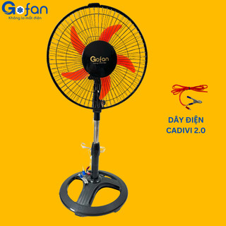 quạt 12v dc- công suất 18w-GOFAN-động cơ 545 lõi đồng-cao 85cm-cánh 30cm-lồng 35cm