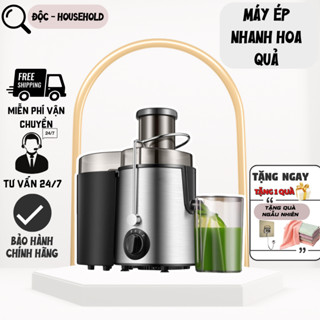 Máy ép hoa quả công suất 400W, ép rau củ 2 chế độ tiện lợi, tách nước và bã, Bảo Hành 1 đổi 1