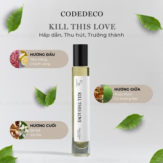 Tinh dầu nước hoa CODEDECO Kill This Love 10ml dạng lăn