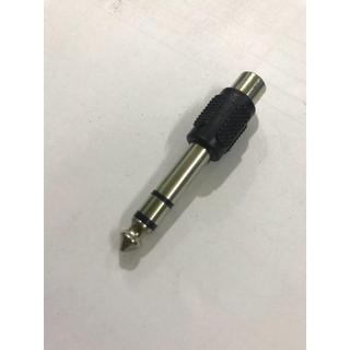 COMBO 2 Jack Chuyển Đầu 6 Ly Ra AV Hoa Sen, giá 1 chiếc (6.5mm đực sang hoa sen cái) | đầu nối jack 6.5 sang rca bông se