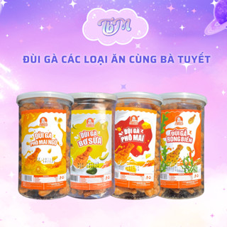 Đùi gà rong biển, phô mai, phô mai ngô, bơ sữa  Ăn cùng bà Tuyết