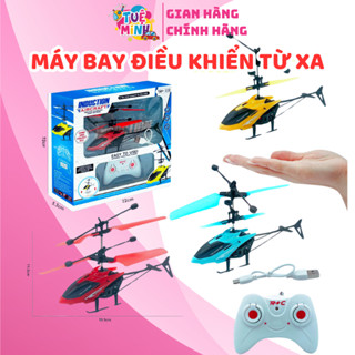 Máy bay điều khiển từ xa Tuệ Minh cảm ứng 2 chiều sạc tích điện, máy bay đồ chơi