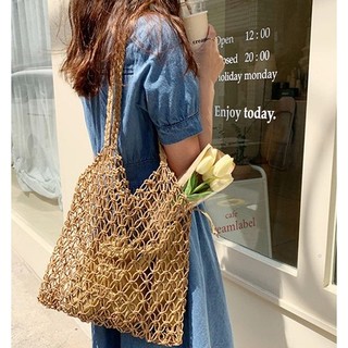 Túi Cói Đi Biển Dạng Lưới