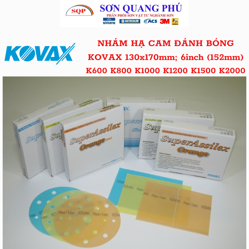 Nhám Kovax Assilex,Tolex,Buflex K600, K800, K1200, K1500, K2000, K3000 nhám đánh bóngSONQUANGPHU8856