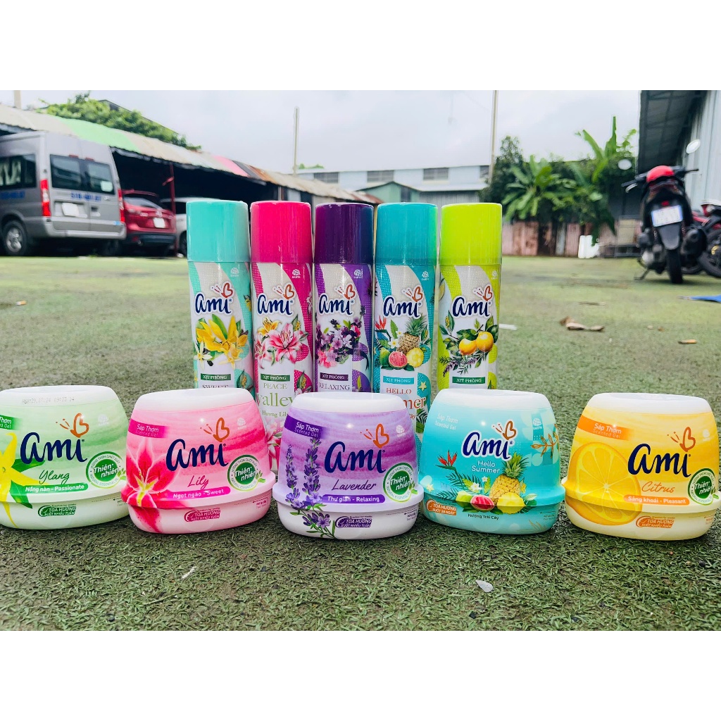 Sáp thơm và Xịt phòng AMI đa dạng mùi hương