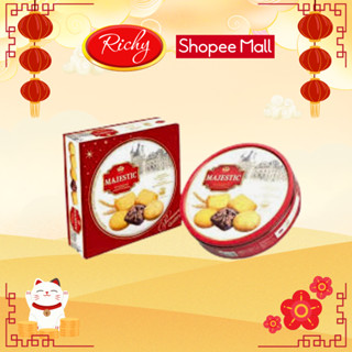 Bánh Richy hộp thiếc Majestics 382g Đỏ