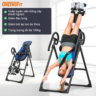  OneTwoFit Ghế tập dốc ngược hỗ trợ điều trị đau thắt lưng bằng trọng lực tự thân Có thể xoay 360° 