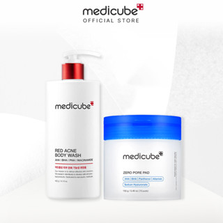 Set Sữa tắm Medicube Red Acne Body Wash & Toner Medicube Zero Pore Pad