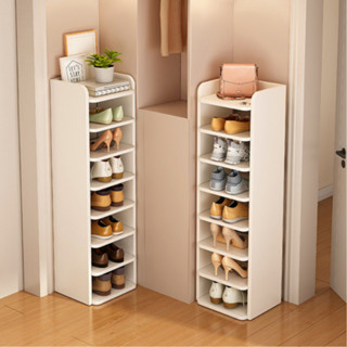 Giá kệ để giày dép đứng 3 5 7 tầng bằng gỗ MDF HOMELINE giúp tiết kiệm không gian - D09