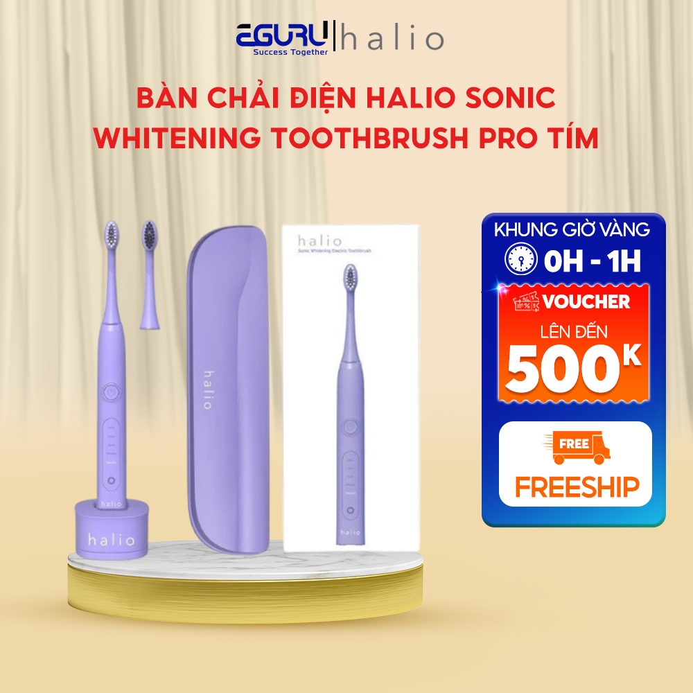Bàn chải điện Halio Sonic Whitening Toothbrush PRO