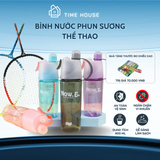 Bình nước thể thao phun sương loại mới 600ml New.B