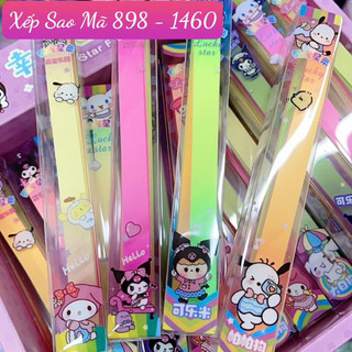 1 Ống Giấy Xếp Sao Hình Chibi Ống Que