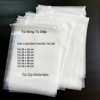 1KG Túi ZIP Khóa Kéo – Túi Đựng Quần Áo, Phụ Kiện – Tái Sử Dụng, Bền Đẹp