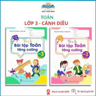  Sách - Vở Bài Tập Toán Tăng Cường Lớp 3 In Màu Dạng Vở Ô Li - Cánh Diều  Quét mã QR xem đáp án  