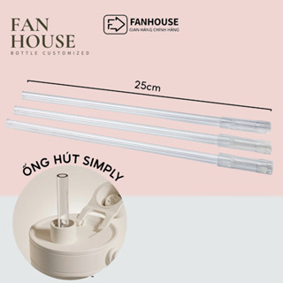 Ống hút thủy tinh ly giữ nhiệt Simply, Lily