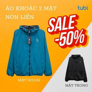 (Chống Nắng, 2 Mặt) Áo khoác tubi Thiết Kế Nón Liền Nhiều Màu 4 túi