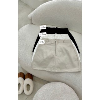  Chân Váy Ngắn Dáng A Basic Lót Quần Kaki  Một Mẩu House  