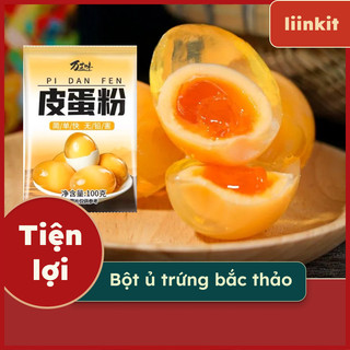  Bột ủ trứng bắc thảo bột gia vị ủ trứng bùn ủ trứng bắc thảo thơm ngon 100g LIINKITCHEN 
