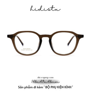 Gọng kính vuông đa giác Nemo. Dáng kính trung bình to, phù hợp tất cả dáng mặt nam và nữ. Hidi Studio Eyewear