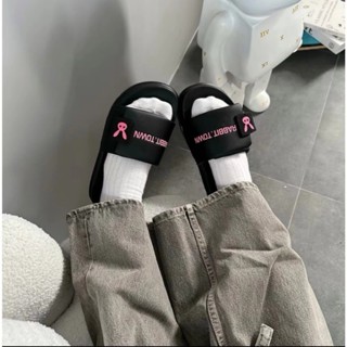 Dép quai ngang RABBIT TOWN nữ nam,dép quai dán hàn quốc đủ size nam nữ[full box]