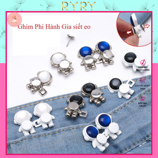  Ghim cài quần thu nhỏ eo gim cài quần kẹp quần rộng cài quần bị rộng mẫu phi hành gia cá tính thời trang 