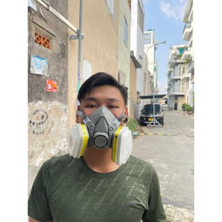  Mặt nạ phòng độc 3m 6200 7502 3200 Mặt nạ bảo hộ Mặt nạ chống khí độc Mặt nạ phun sơn Mặt nạ phu thuốc trừ sâu.. 
