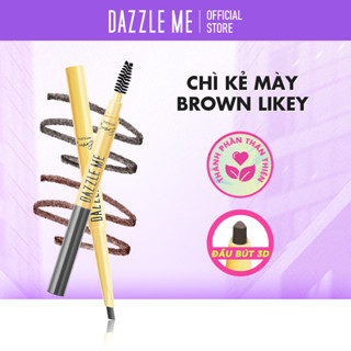  Chì Kẻ Mày 2 Đầu Lâu Trôi Không Lem Chống Nước Bám Màu Bền Màu Không Vón Cục Brow DAZZLE ME 