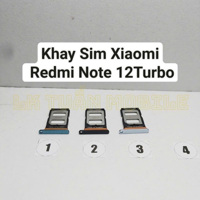 Khay Sim ch0 Redmi Note 12Turbo/ Redmi Note 12 Turbo/ Redmi note 12 Tubo