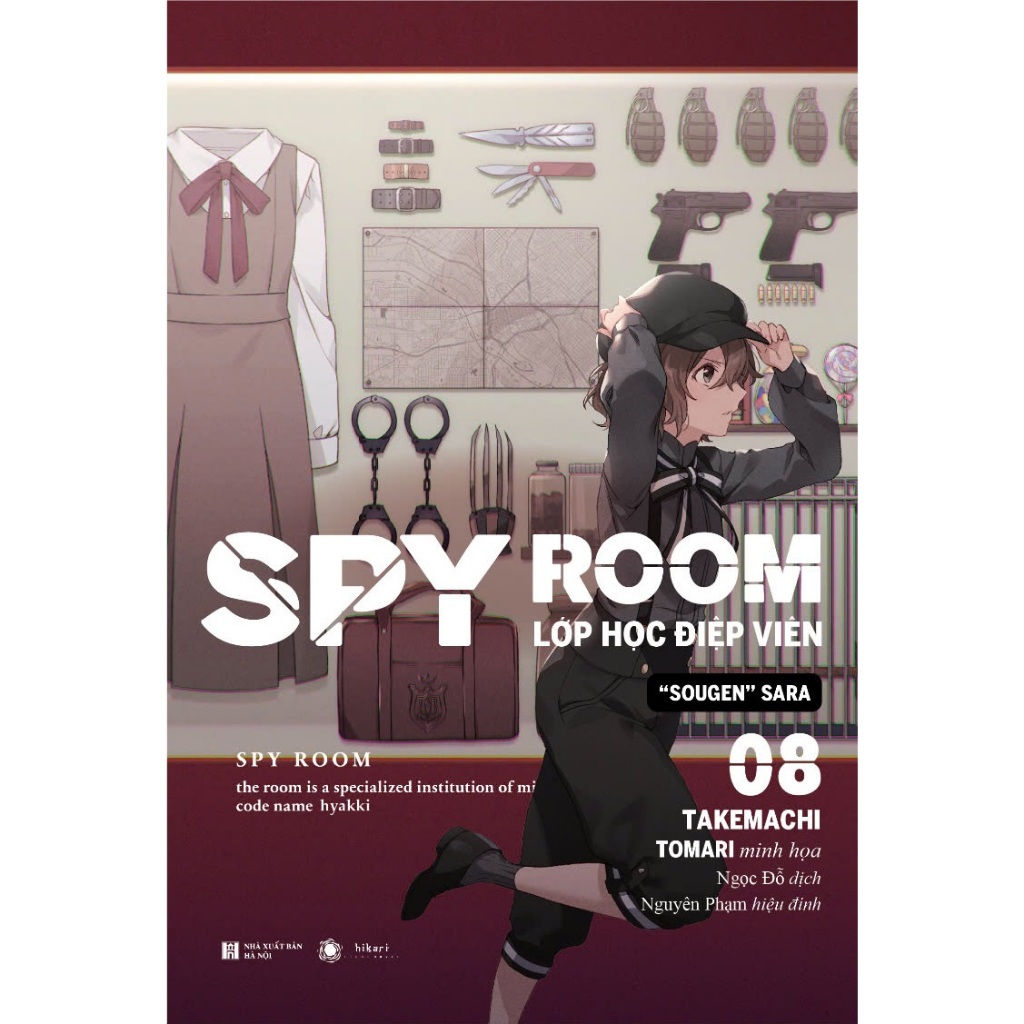 Sách - Spy room – Lớp học điệp viên 8: Sougen Sara