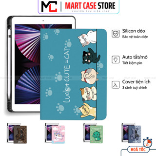 Ốp iPad Silicon Khay bút Kỳ Lân cute chất đẹp Air 1-2-3-4-5-6-7/Gen 5-6-7-8-9-10-11/Pro 11-9.7-10.5...MART CASE