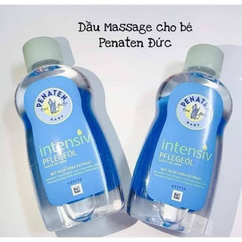 Dầu Massage matxa dưỡng ẩm Penaten 200ml cho bé từ sơ sinh Đức
